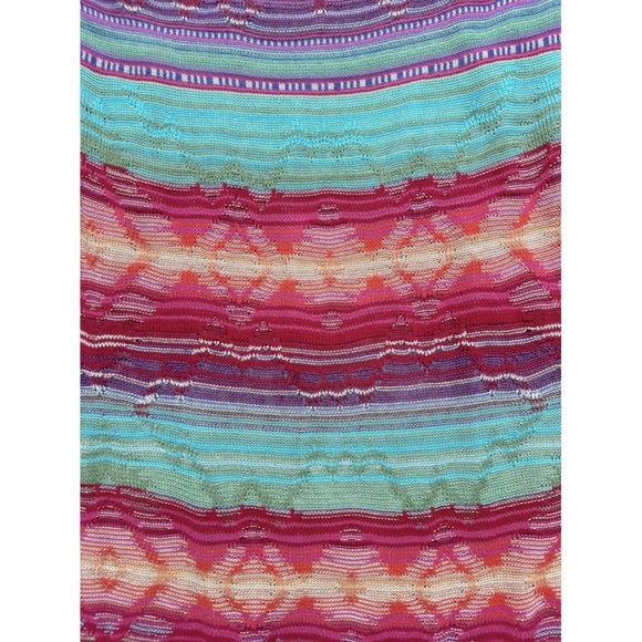 Ralph Lauren Rainbow Crochet Cotton Linen Pointelle Dress - Picture 8 of 10